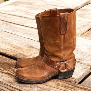 Durango Tan Leather Western Boots DB 594 size 10.5 D